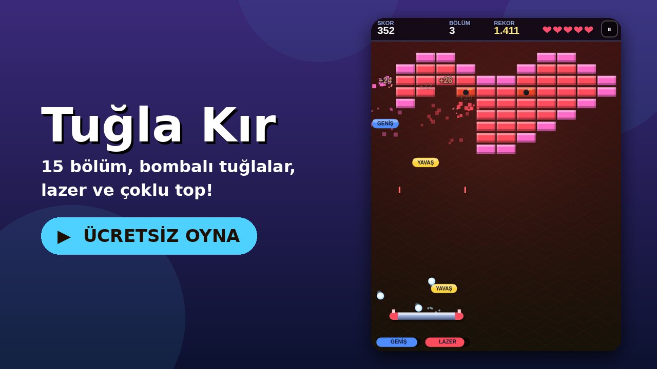 Tuğla Kır oyun ekranı