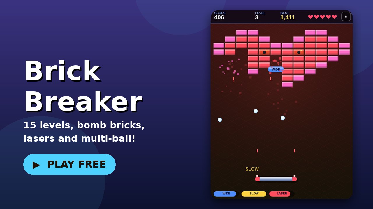 Brick Breaker game screen